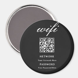 Imã Ímã de Círculo | Rede de Senha Wifi Moderna