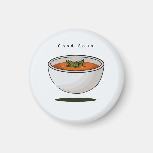 Imã Ímã de comida, boa sopa, ímã