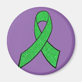 Imã Ímã de conscientização sobre doença de Lyme roxo e