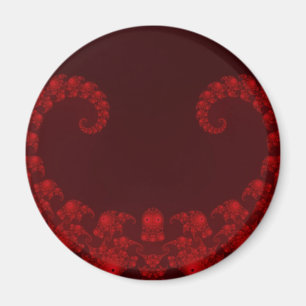 Imã Ímã de Coração Vermelho Intenso