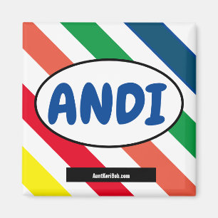Imã ímã de cores ANDI