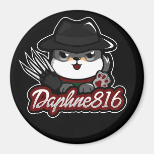 Imã Ímã de Daphne 816 o Dia das Bruxas - preto