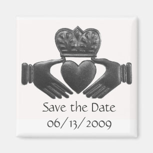 Imã Ímã de data de salvar Claddagh irlandês