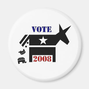 IMÃ ÍMÃ DE DEMOCRATA DO VOTO EM 2008
