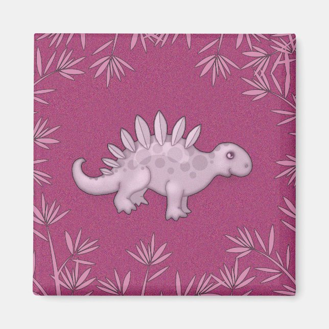 Imã Ímã de Dinossauro Fofo (Frente)