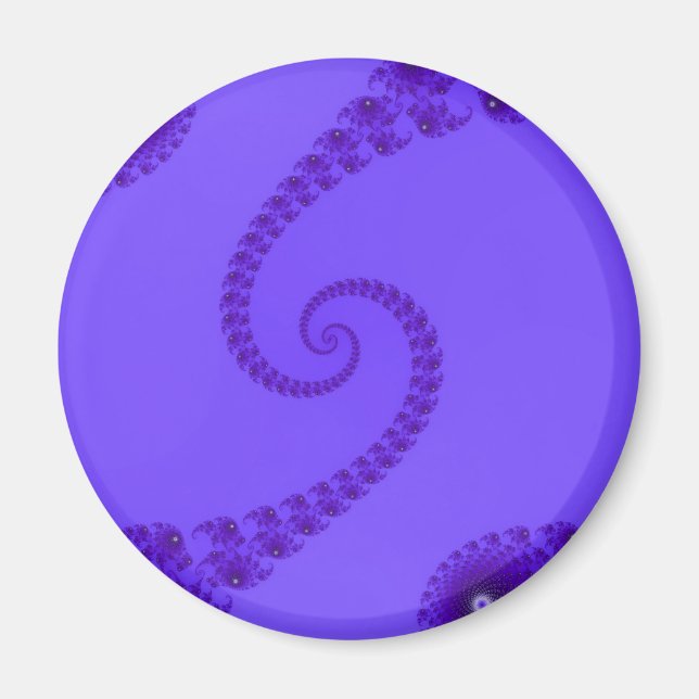 Imã Ímã de Dupla Espiral Roxo Azul (Frente)