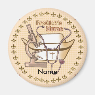 Imã ímã de Enfermeiro Psiquiátrico Personalizado