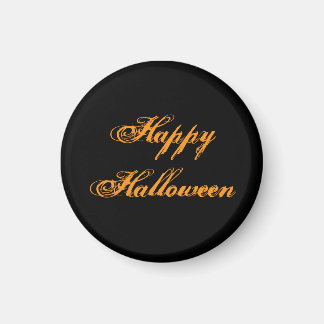 Imã Ímã de Escrita à Mão Feliz Halloween (Preto e Lara