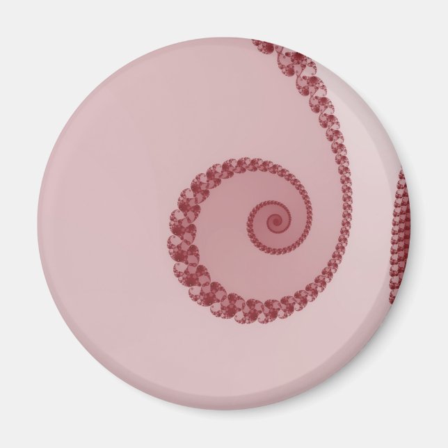 Imã Ímã de Espiral Simples de Ameixa (Frente)