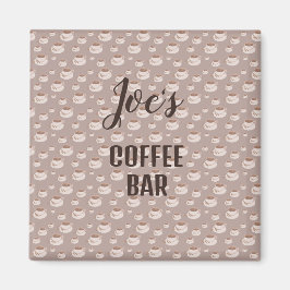 Imã Ímã de Estação de Café Personalizada