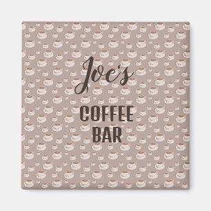 Imã Ímã de Estação de Café Personalizada