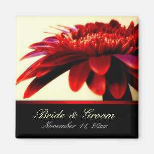 Imã Ímã de Favor de Casamento Flor da Paixão Vermelha