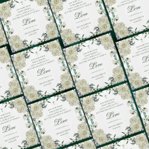 Imã Ímã de Favor de Casamento Floral Cristão Megan Whi