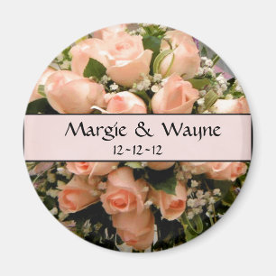 IMÃ ÍMÃ DE FAVOR DE CASAMENTO ROSA ELEGANTE