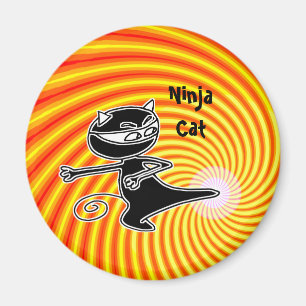 Imã Ímã de Firekick do gato de Ninja