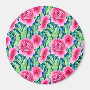 Imã Ímã de Floral em Aquarela