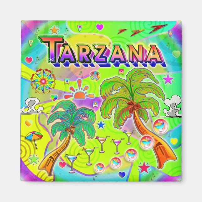 Imã Ímã de Foco Mental de Tarzana (Frente)