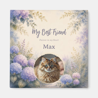 Imã Ímã de Foto de Memorial de Pet Personalizado | Hyd