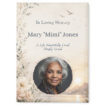 Ímã de Foto Memorial Personalizado