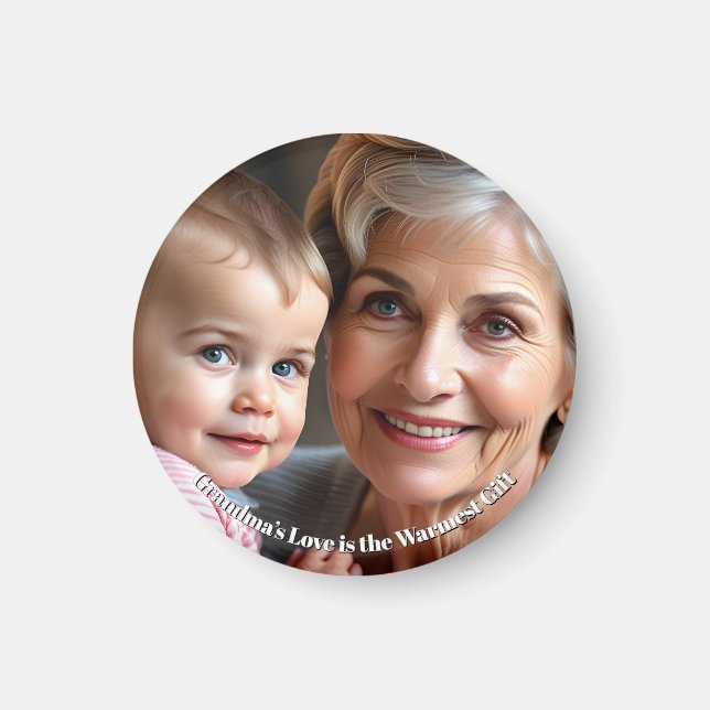 Imã Ímã de Foto Personalizado (Frente)