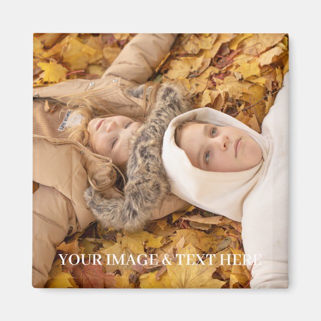 Imã Ímã de Foto Personalizado (Frente)