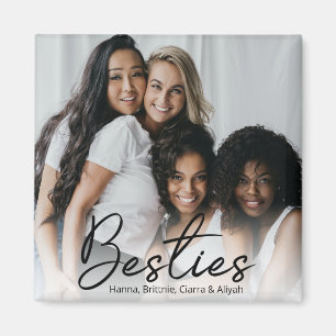 Imã Ímã de Foto Personalizado com Roteiro de Melhores 