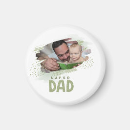 Imã Ímã de Foto Personalizado do Dia dos Pais