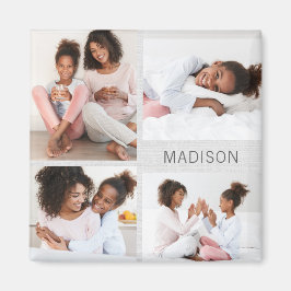 Imã Ímã de Foto Personalizado Momentos Felizes
