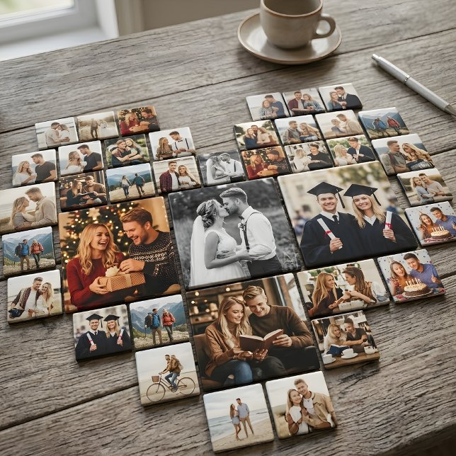 Imã Ímã de Foto Personalizado para Geladeira, Presente (Personalized photo magnets | Wedding Birthday Graduation Party Memories Keepsake Gift)