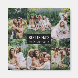 Imã Ímã de Foto Personalizado para Melhores Amigos