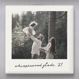 Imã Ímã de Foto Polaroid | Arte Personalizada Vintage