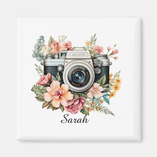 Imã Ímã de Fotógrafo Personalizado (Frente)