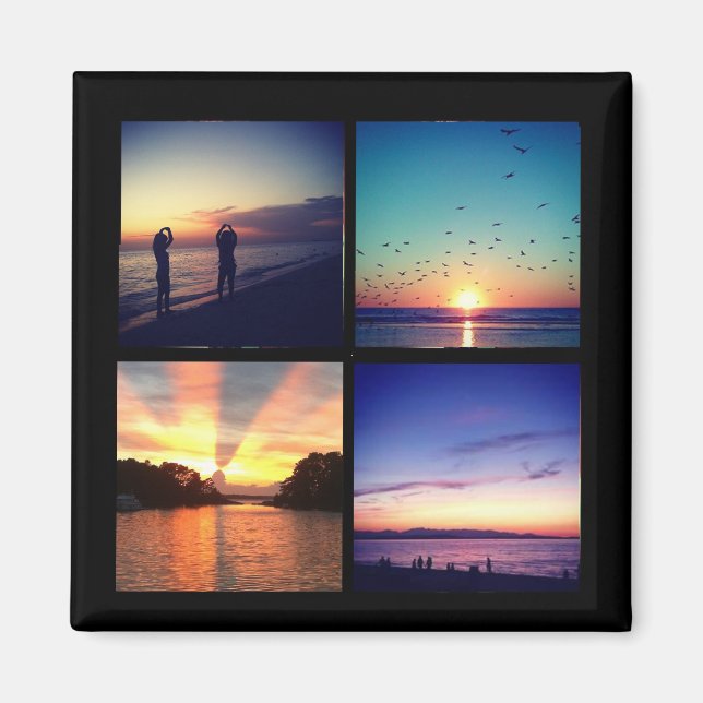 Imã ímã de fotos do instagram (Frente)