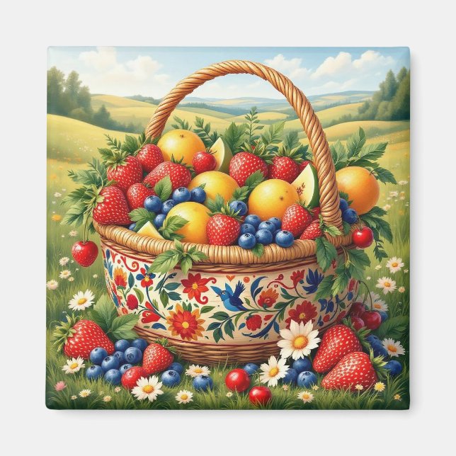 Imã Ímã de Fruta de Verão (Frente)