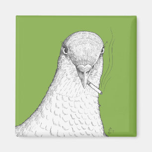 Imã Ímã de fumo   do pombo estranho, subtil, e