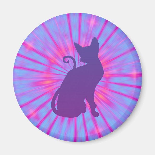 Imã Ímã de Gato Roxo (Frente)