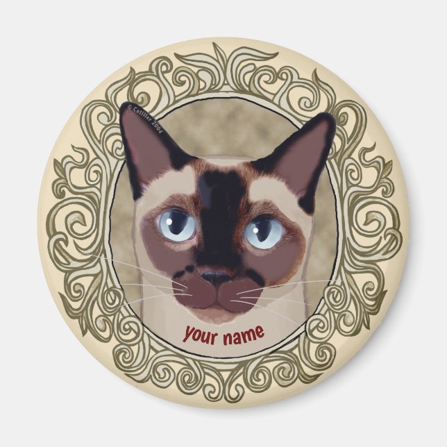 Imã Ímã de Gato Tonkinês (Frente)