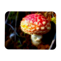 Imã de geladeira Agárica de Voo Elétrico (Amanita)