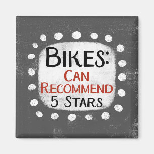 Imã Ímã de Geladeira Bikes Review 5 Estrelas
