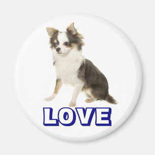 Imã Ímã de Geladeira Cachorro Chihuahua Filhote Amor