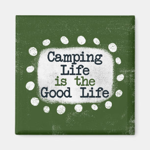 Imã Ímã de Geladeira Camping Vida É A Boa Vida