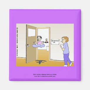 Imã Ímã de Geladeira Cartoon Clássico Laboratório de M