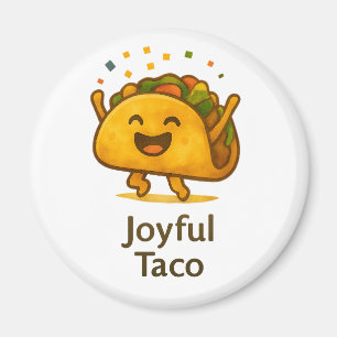 Imã Ímã de Geladeira Cute Taco Presente Divertido pa