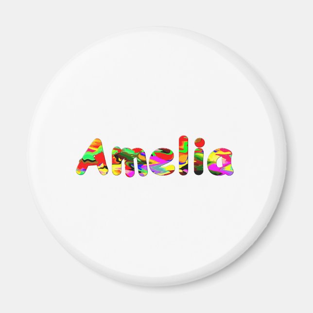 Imã Ímã de geladeira da Amelia (Frente)