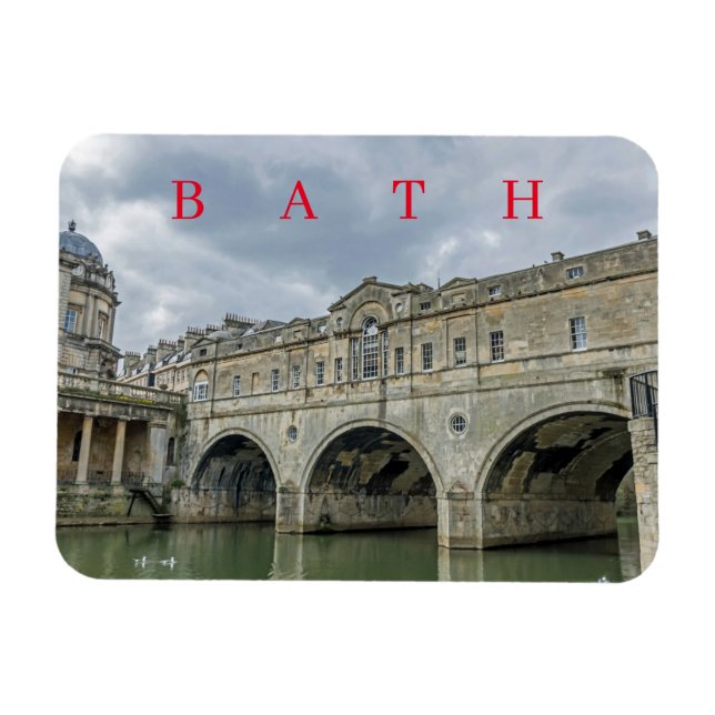 Ímã Imã de geladeira da ponte Bath Pulteney (Horizontal)