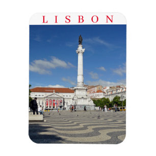 Ímã Imã de geladeira da Praça Lisboa Rossio