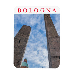 Ímã imã de geladeira de Bolonha - Duas Torres