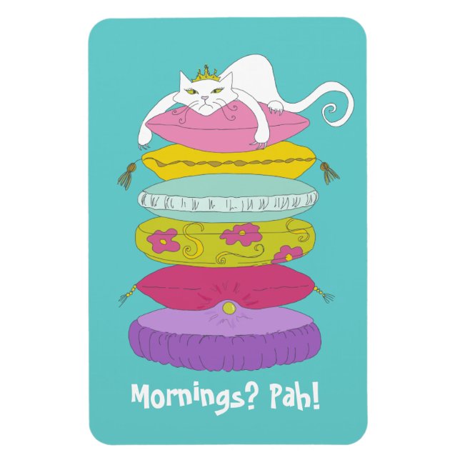 Ímã Imã de geladeira de desenho animado com princesa r (Vertical)