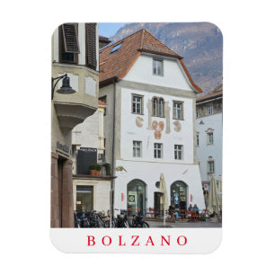 Ímã Imã de geladeira de exibição da Praça Bolzano Walt