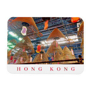 Ímã Imã de geladeira de incenso do templo de Hong Kong